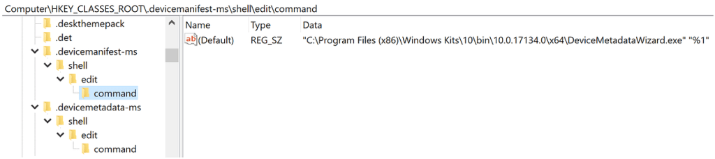 image for Remote Code Execution via Path Traversal in the Device Metadata Authoring Wizard