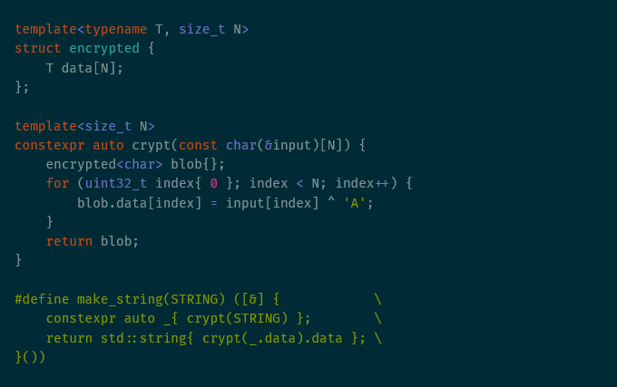 image for Encrypting Strings at Compile Time