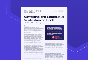 Sustaining and Continuous Verification of Tier 0 with BloodHound Enterprise