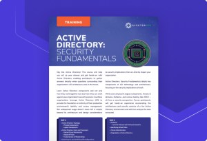 Active Directory: Security Fundamentals