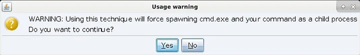 Figure 4 — Spawning CMD safety net