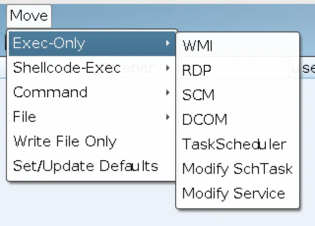MoveKit Menu