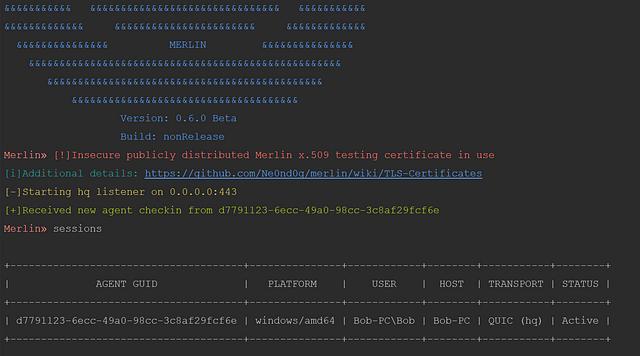image for 🧙‍ Merlin Adds Support for the QUIC protocol