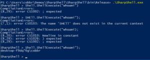 SharpShell: The Worst Scripting Engine of All-Time