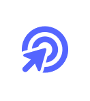 Blue arrow pointing into a bullseye