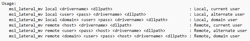 DCOM Lateral Movement BOF Help