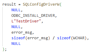 Proof of Concept for Configuring ODBC Driver