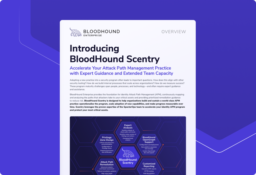 Introducing BloodHound Scentry