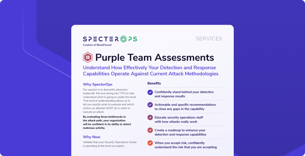 Purple Team Assessments