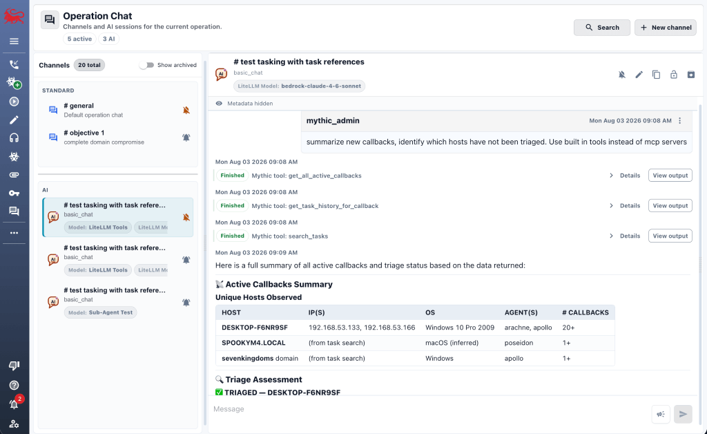Integrated AI Chat