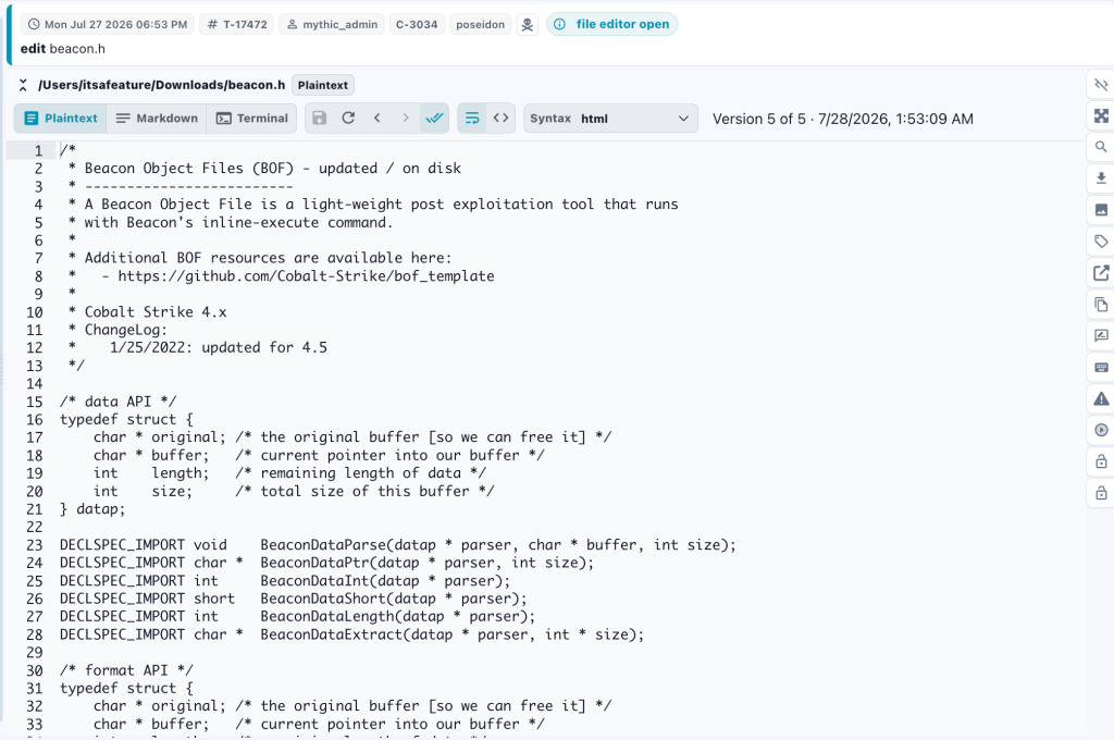 Mythic 4 File Editor